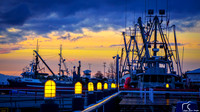Sunset Steveston Fishermen Warf